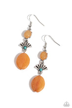 Load image into Gallery viewer, Creative Cascade - Orange Earrings