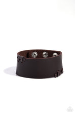 Load image into Gallery viewer, Leather Jacket Approved - Brown Bracelet