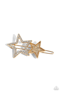 Stellar Shine - Gold Barrette