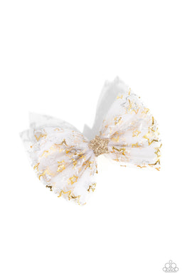 Have a SUPERSTAR Day - White Hair Clip