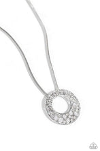Load image into Gallery viewer, Scintillating Spiral - White Necklace