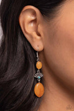Load image into Gallery viewer, Creative Cascade - Orange Earrings