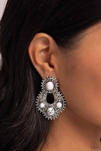 Load image into Gallery viewer, Handcrafted Horseshoe - White Post Earrings