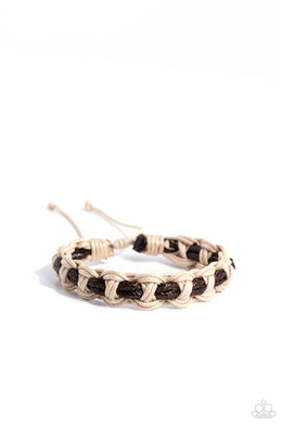Climb Aboard - Brown Bracelet