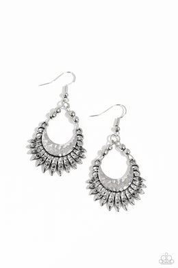 Lunar Luxury - Silver Earrings