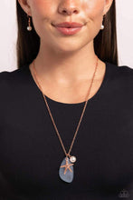 Load image into Gallery viewer, Sea Glass Stash - Copper Necklace
