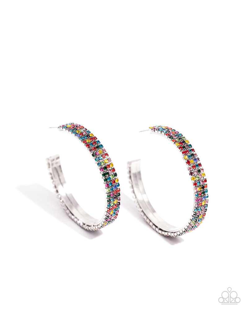 Stacked Symmetry - Multi Hoop Earrings