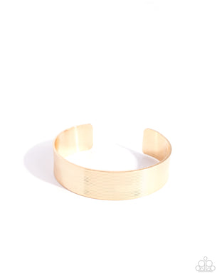 Linear Layers - Gold Bracelet