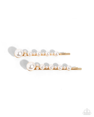 Prom Princess - Gold Bobby Pins