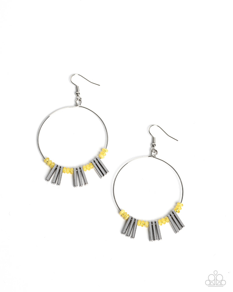 Luxe Lagoon - Yellow Earrings