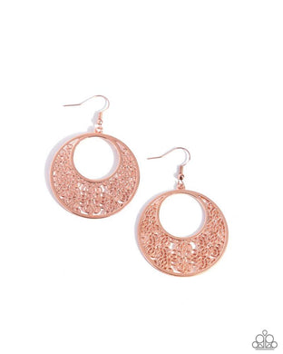 Mandala Paradise - Copper Earrings