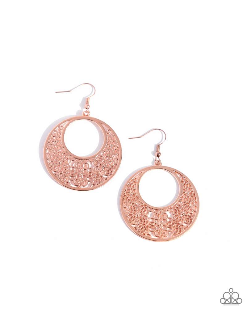 Mandala Paradise - Copper Earrings