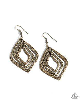 Primitive Performance - Brass Earrings