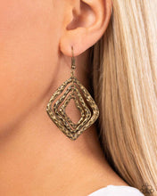 Load image into Gallery viewer, Primitive Performance - Brass Earrings