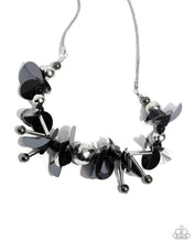 Load image into Gallery viewer, Streamlined Sequins - Black Necklace