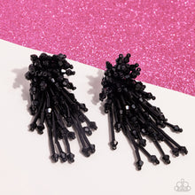 Load image into Gallery viewer, Congratulatory Charm - Black Post Earrings