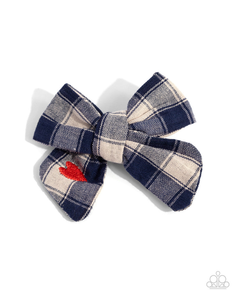 Plaid Picnic - Blue Hair Clip