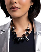 Load image into Gallery viewer, Streamlined Sequins - Black Necklace
