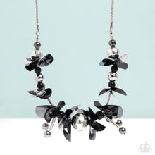 Load image into Gallery viewer, Streamlined Sequins - Black Necklace