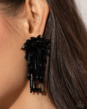 Load image into Gallery viewer, Congratulatory Charm - Black Post Earrings