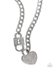 Load image into Gallery viewer, Lock Up Your Love - White Necklace