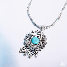 Load image into Gallery viewer, Sunflower Solstice - Blue Necklace