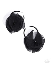 Load image into Gallery viewer, Passionate Promenade - Black Hoop Earrings