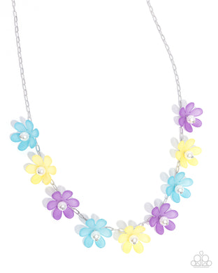 Floral Revival - Purple Necklace