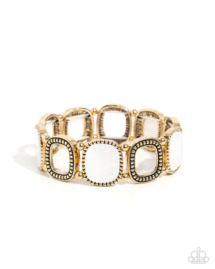 Socialite Shells - Gold Bracelet