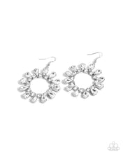 Load image into Gallery viewer, Wreathed Wish - White Earrings