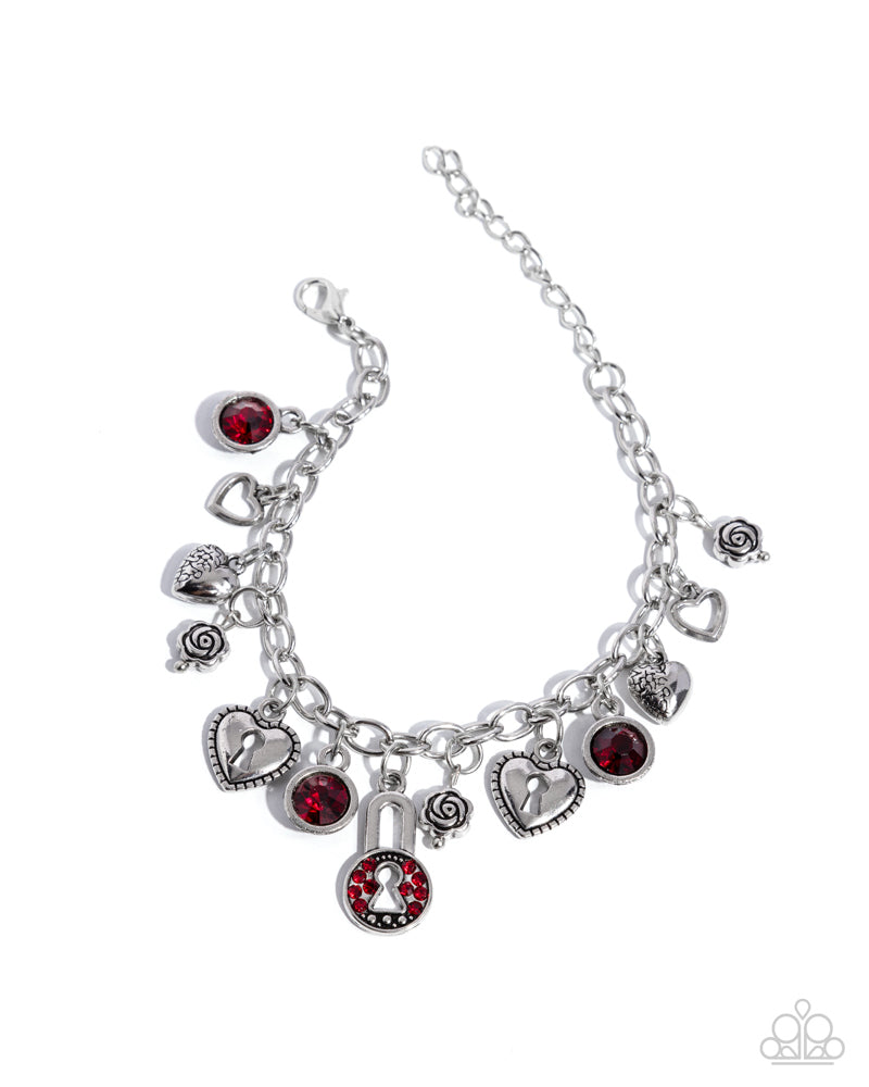 Luxurious Locks - Red Bracelet