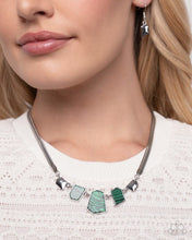 Load image into Gallery viewer, Lined Legacy - Green Necklace