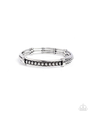 Studded Surprise - Silver Bracelet
