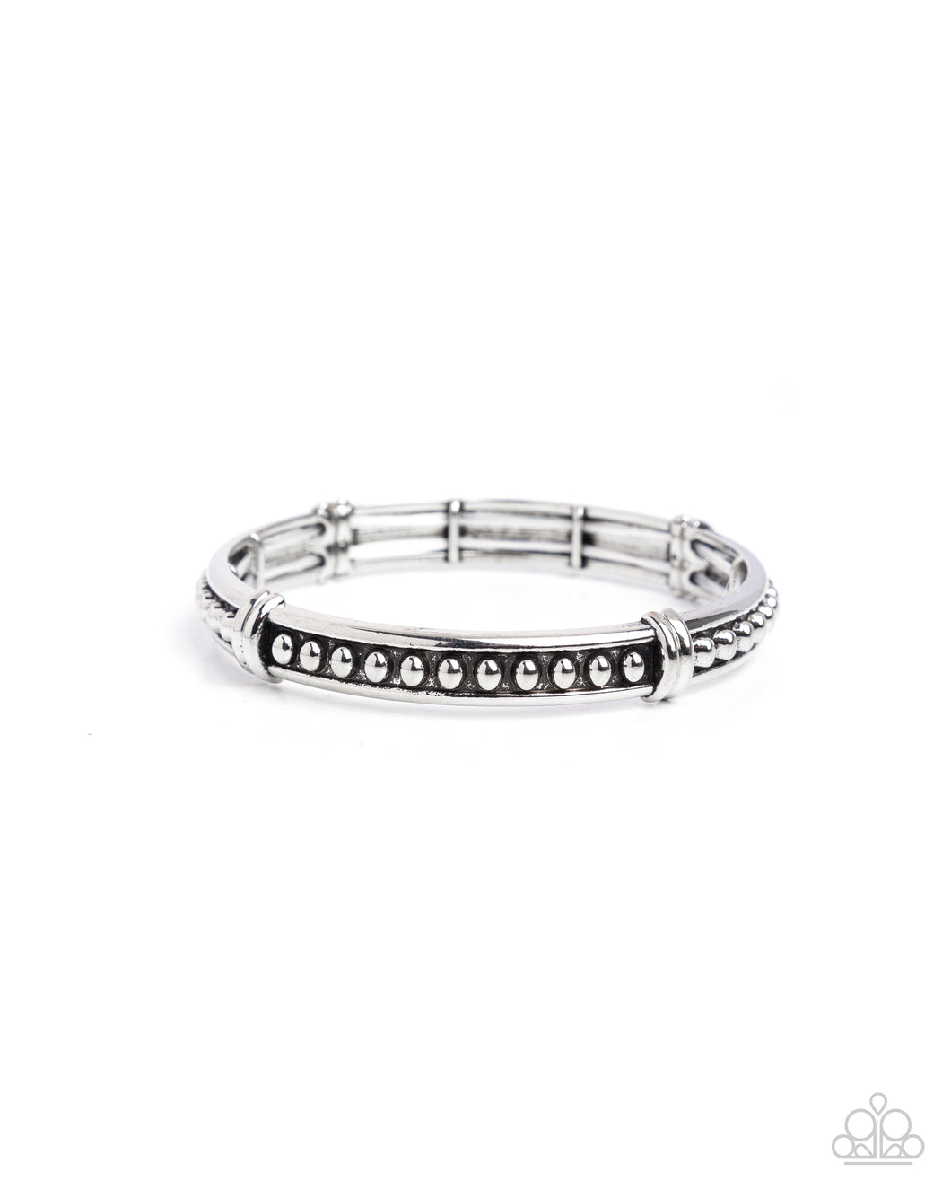 Studded Surprise - Silver Bracelet