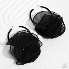 Load image into Gallery viewer, Passionate Promenade - Black Hoop Earrings