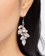 Load image into Gallery viewer, Flourishing Feature - White Earrings