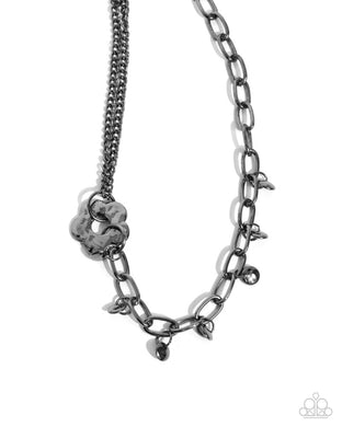 Magic Merger - Black Gunmetal Necklace