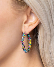 Load image into Gallery viewer, Calming Class - Multi Hinge Hoop Earrings