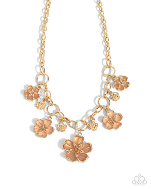 Secretive Sprig - Brown Necklace