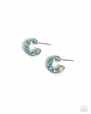 Iridescent Improv - Multi Hoop Earrings
