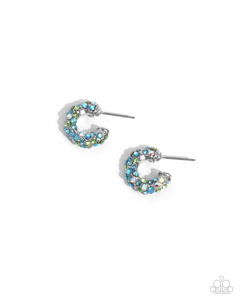 Iridescent Improv - Multi Hoop Earrings