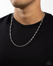 Load image into Gallery viewer, Chain Confrontation - Silver Stainless Steel Necklace