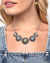 Load image into Gallery viewer, Palm Tree Promenade - Yellow Necklace