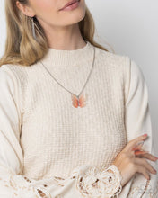 Load image into Gallery viewer, Fine Flight - Pink Necklace