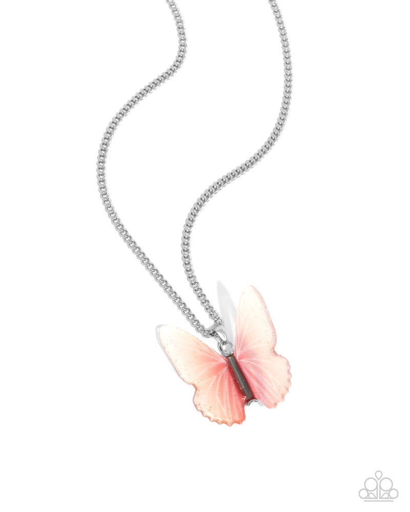 Fine Flight - Pink Necklace