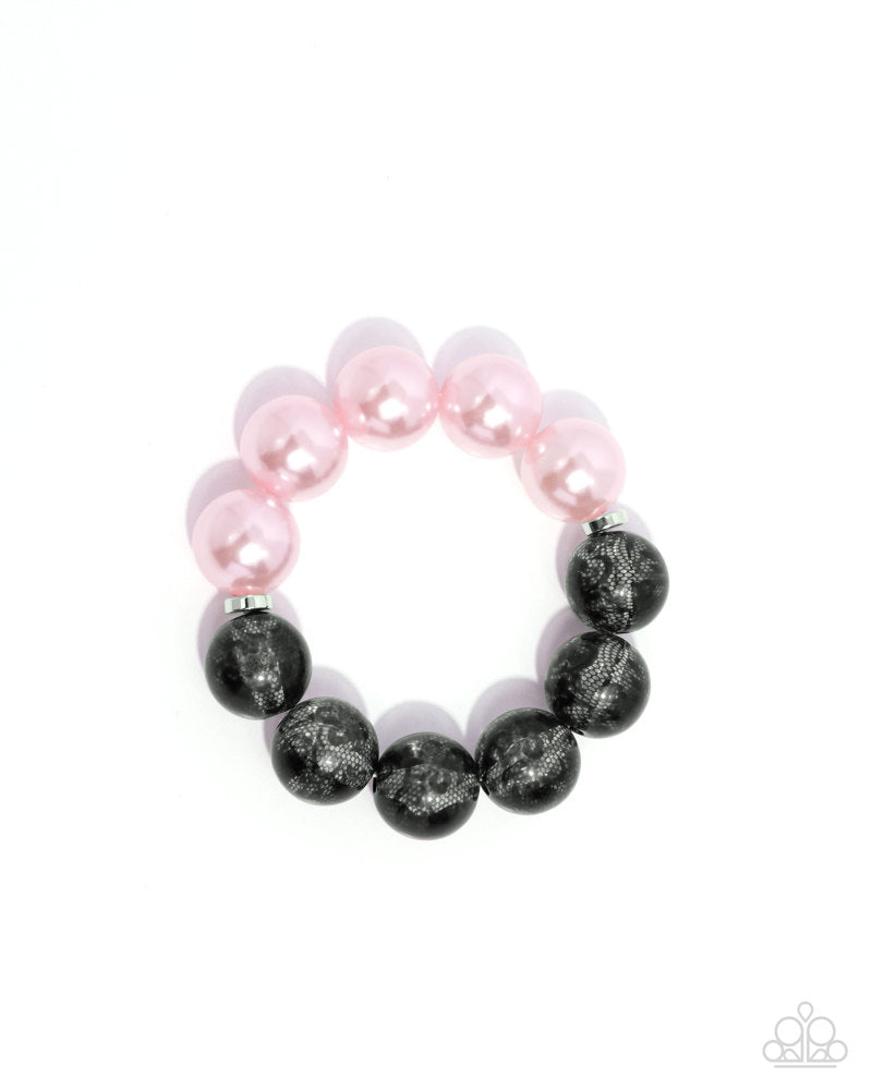 Lacy Leisure - Pink Bracelet