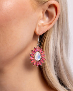 Giddy Generosity - Pink Earrings
