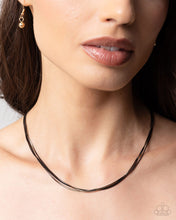 Load image into Gallery viewer, Corded Champion - Black Necklace