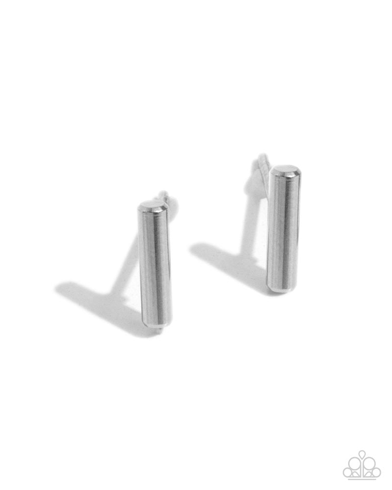 Simply Stainless - Silver Stainless Steel Post Earrings