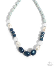 Load image into Gallery viewer, Captivating Can-Can - Blue Necklace
